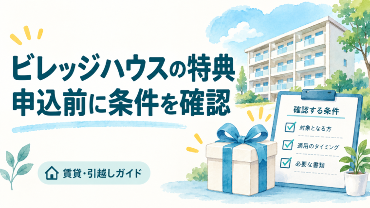 【2026年9月最新】ビレッジハウスのキャンペーン｜最大3万円・フリーレントの条件 