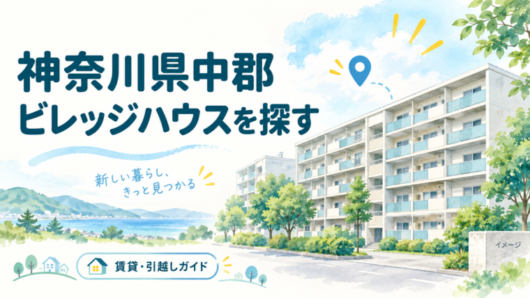 中郡二宮町のビレッジハウス二宮｜3DK・階段と駅への交通 